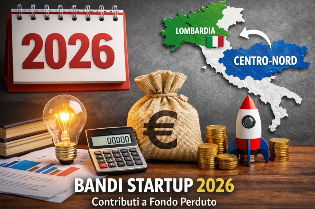 Finanziamenti startup 2026 con contributi a fondo perduto per nuove imprese