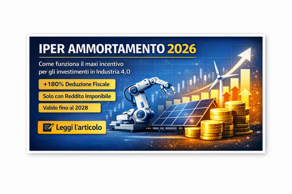 Iper ammortamento 2026 guida completa